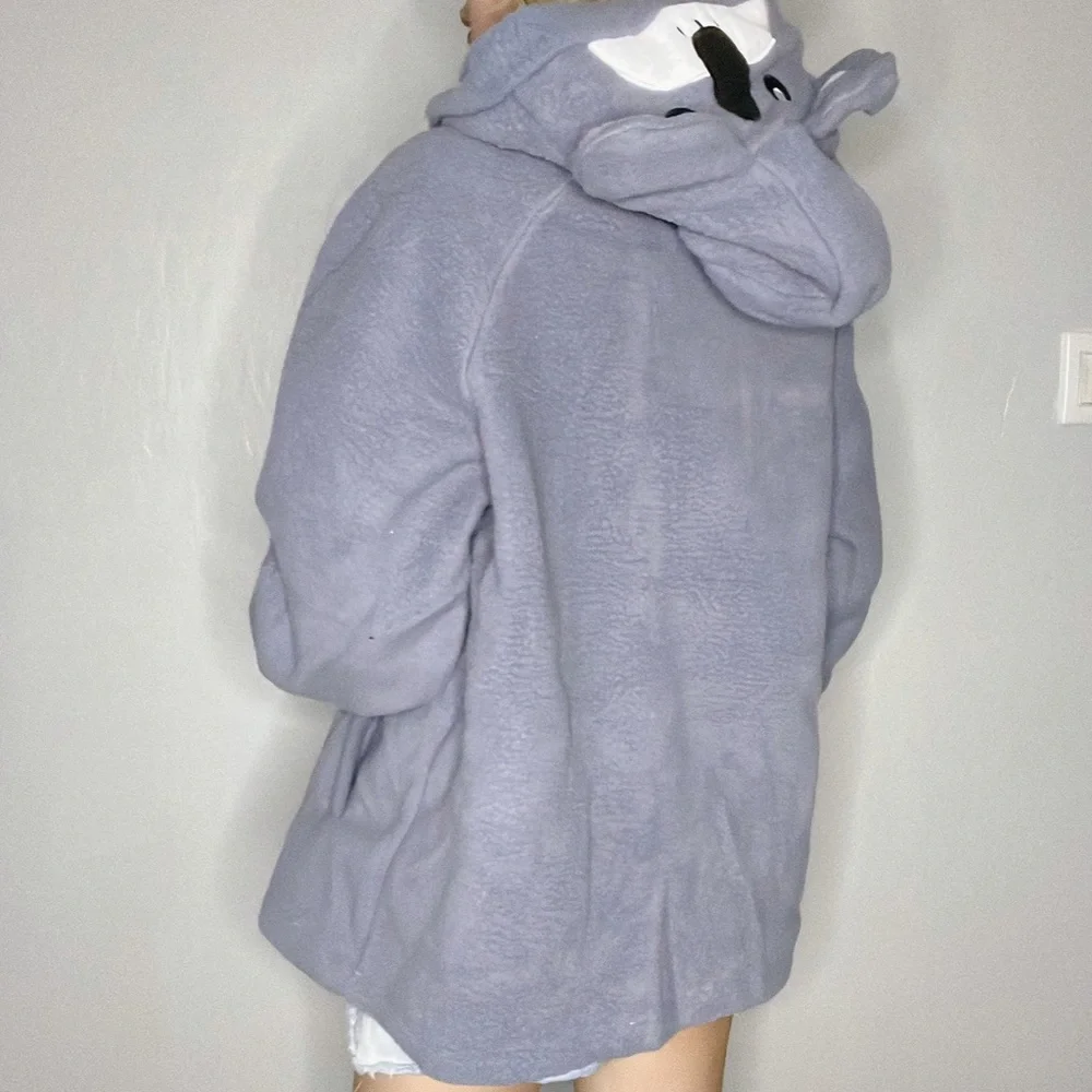 BRAND NEW! Purple blue sweater with cute bear on the hood - Picture 6 of 10